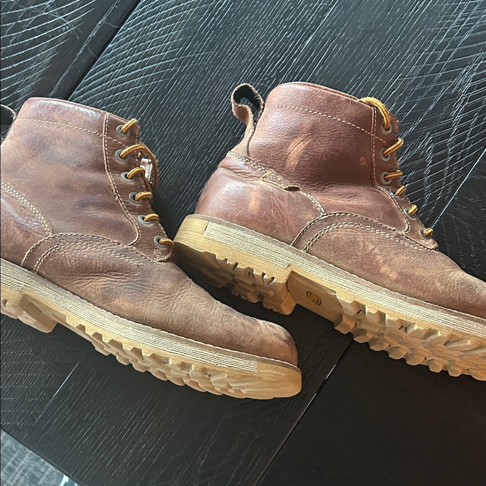 Keen Brown Leather Men's Utility Boots Size 9